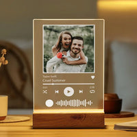 Personalized Custom Photo & Song Lamp