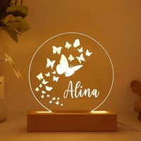 Personalized Clouds Night light With Name