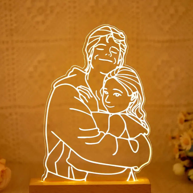 Personalized 3D Photo Night Light