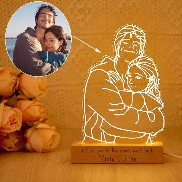 Personalized 3D Photo Night Light