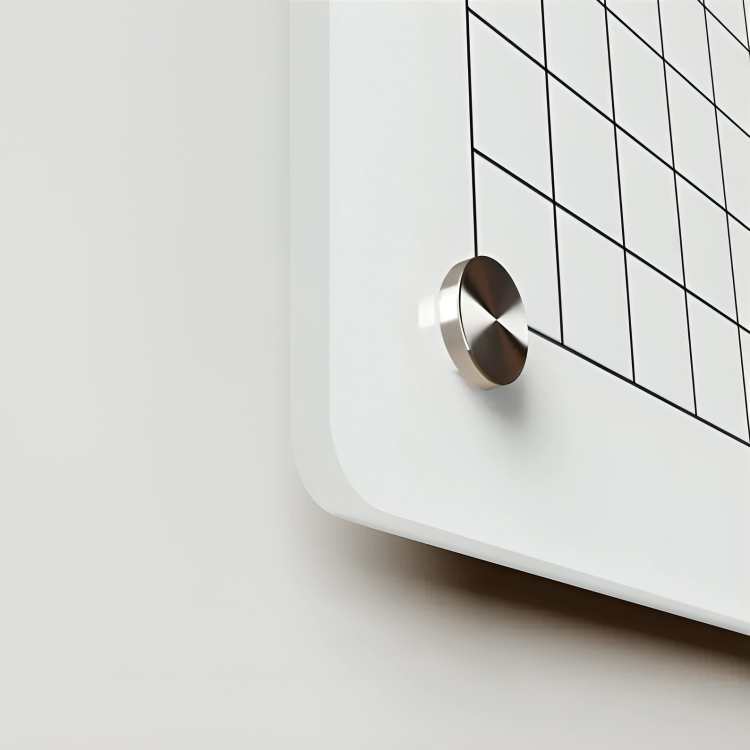 Colorful Acrylic Monthly Milky Planner Board with Notes Section – Reusable Wall Calendar for Home & Office