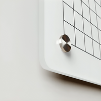 Colorful Acrylic Monthly Milky Planner Board with Notes Section – Reusable Wall Calendar for Home & Office