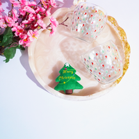 Set of 2 Memories Insite – Merry Christmas Glass Mug