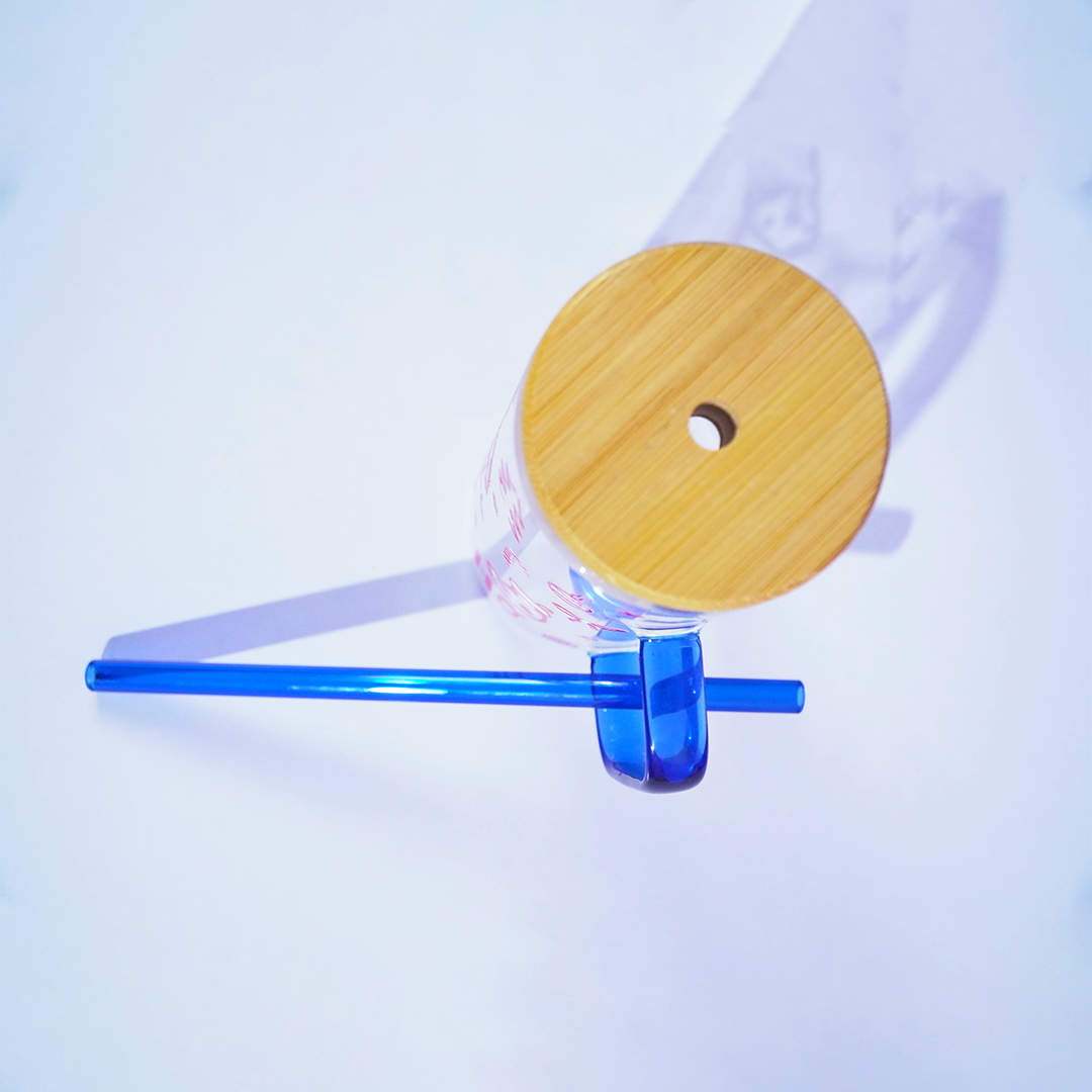 Set of 2 Bloom & Cheer Glass Tumblers – Where Everyday Elegance Meets Festive Joy