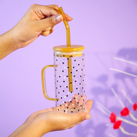 Sweet Hearts & Blooms Glass Tumbler Set (Set of 2)