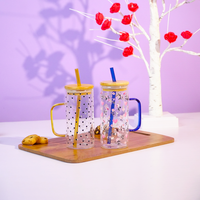 Sweet Hearts & Blooms Glass Tumbler Set (Set of 2)