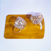 Set of 2 Snowy Cheer Glass Mug – Festive Sips, Merry Vibes! 🎄☕