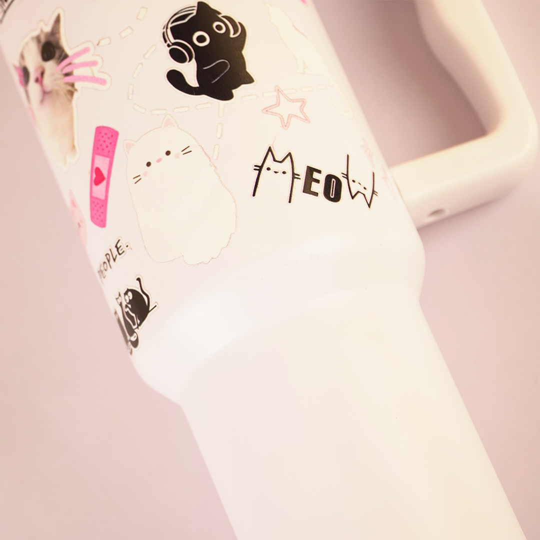 “Kitty Paw Tumbler – Leak-Proof & Stylish”