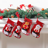 Christmas Tree Ornaments Christmas Stockings ( Set of 4 )