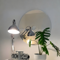 CD Disc Design Acrylic Mirror — Modern Round Wall Mirror