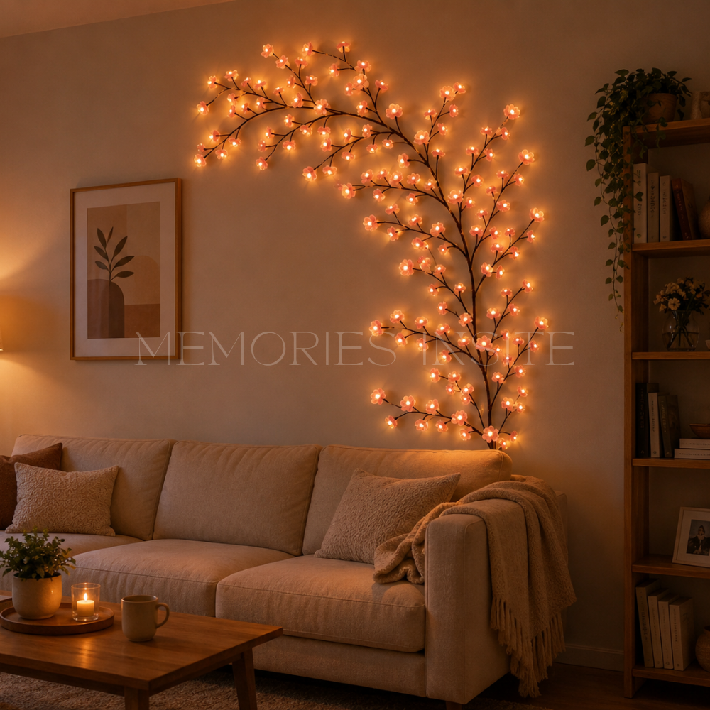 MEMORIES INSITE® BRANCH LIGHT CHERRY BLOSSOM TREE BRANCH LIGHTING