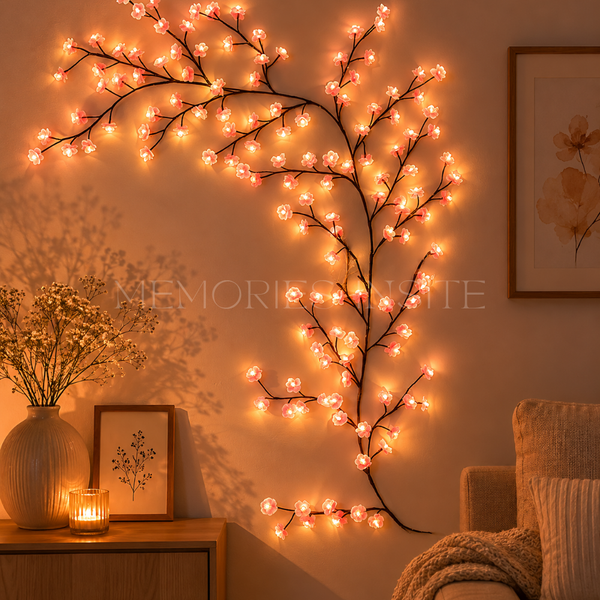MEMORIES INSITE® BRANCH LIGHT CHERRY BLOSSOM TREE BRANCH LIGHTING