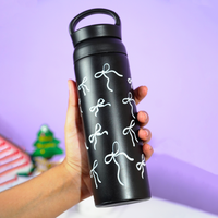 Midnight Elegance Bottle – Timeless Design with Modern Functionality- Black