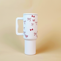 Christmas Red Bowies Tumbler