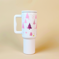 Christmas Forest Themed Tumbler