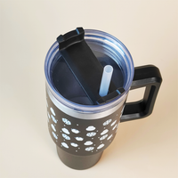 Snow Man with Penguin Winter Tumbler