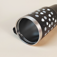 Snow Man with Penguin Winter Tumbler