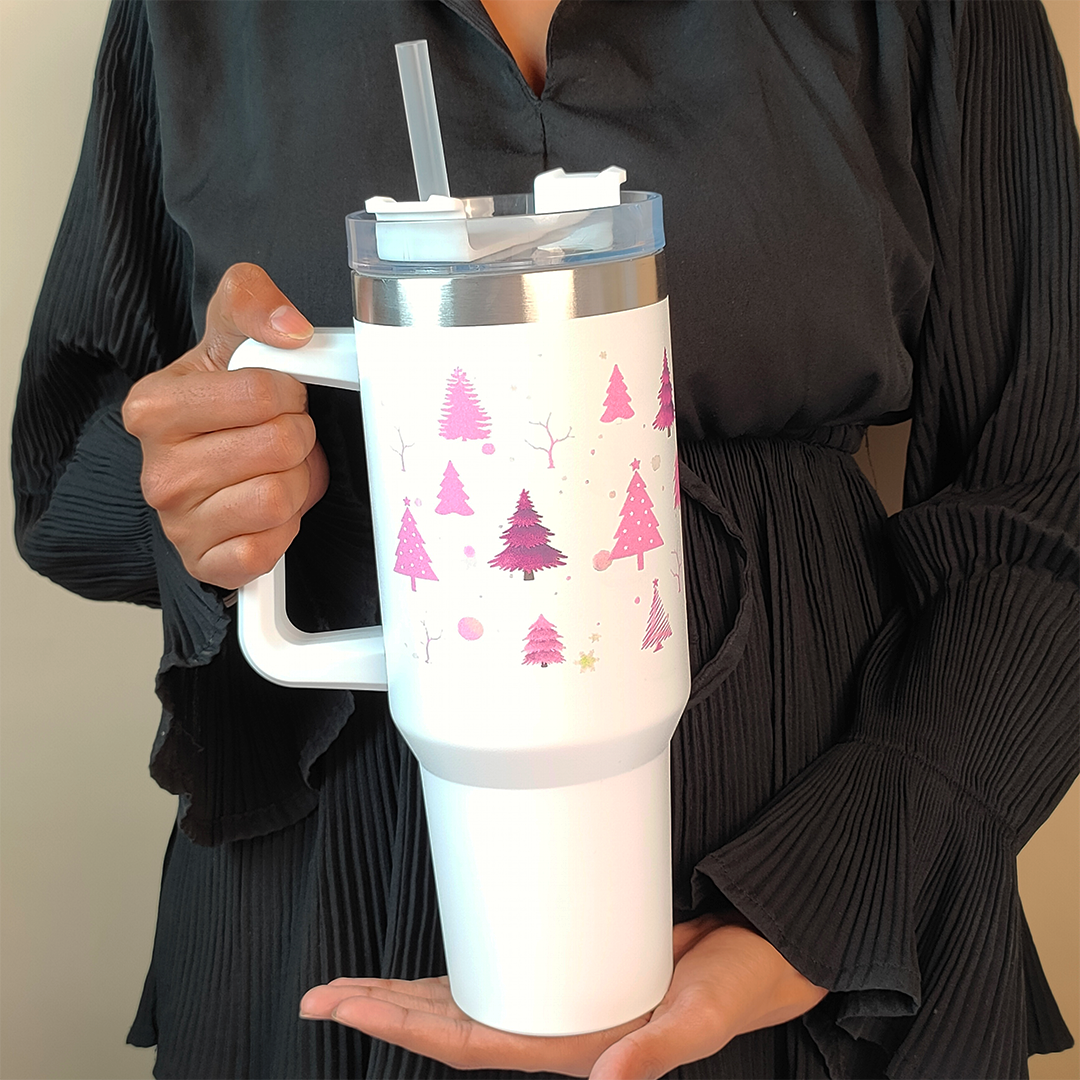 Christmas Forest Winter Tumbler