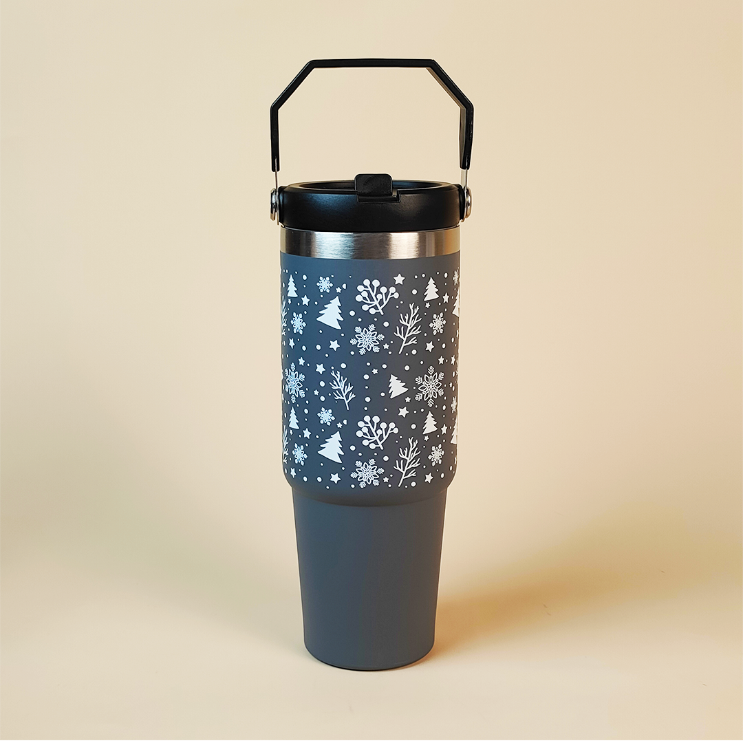 Snow Forest Winter Tumbler