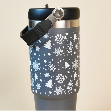 Snow Forest Winter Tumbler