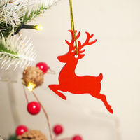 Red Deer designed Christmas Decoration Ornaments- Set of 6