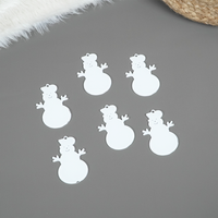 Set of 6 Acrylic Christmas Hanging Ornaments – Premium Festive Décor