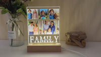 Personalized Family Photo Collage LED Light