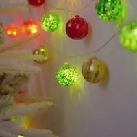Colorful Christmas Ornament LED Ball Lights