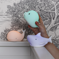 Cute Ocean Nursery Silicone Night Light Pack of 6