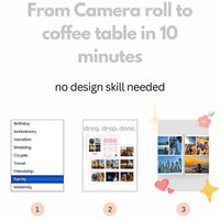 Custom Couple Photo Book – Full of Love Memory Album