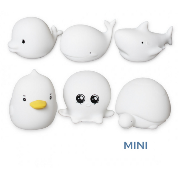 Cute Ocean Nursery Silicone Night Light Pack of 6