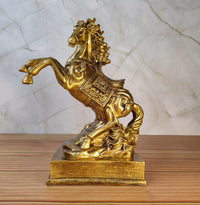 Handcraft Horse Statue for Home Decoration, Feng Shui Horse for Gift Showpiece