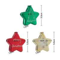 Colorful Christmas Ornament LED Star Lights