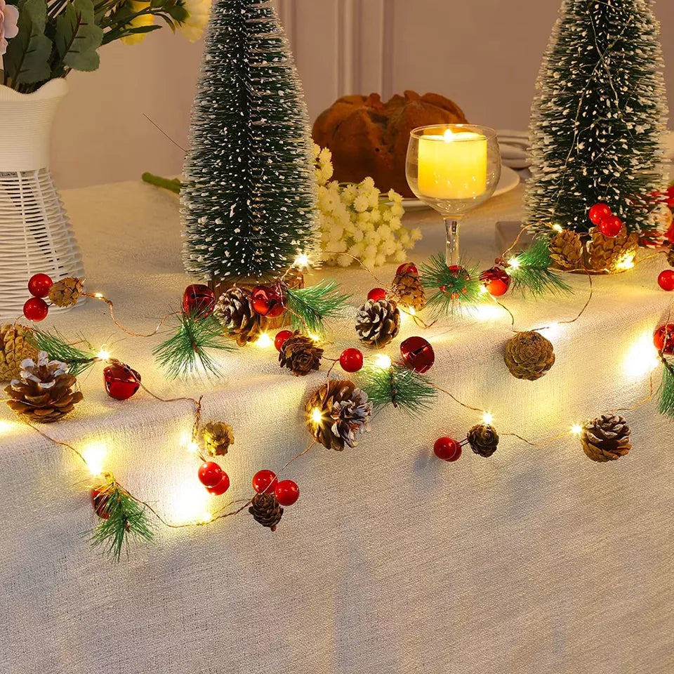 Christmas PineCones String Lights