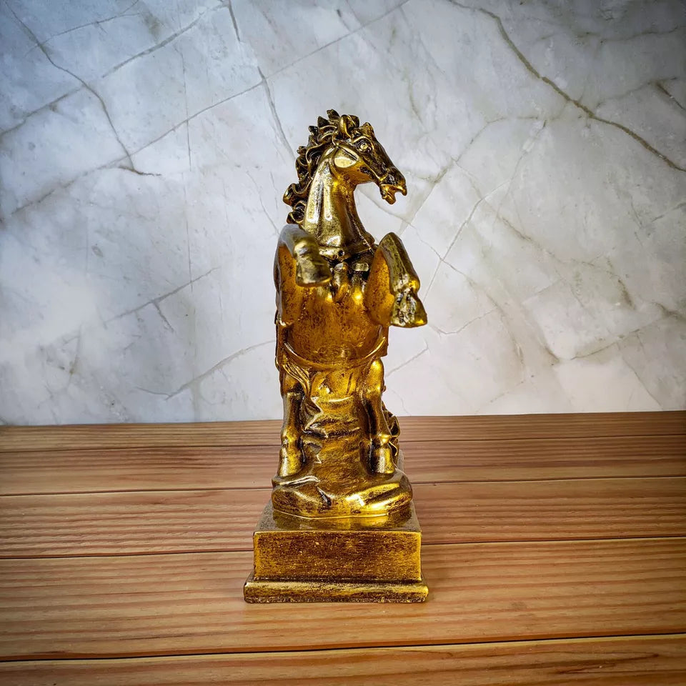 Handcraft Horse Statue for Home Decoration, Feng Shui Horse for Gift Showpiece