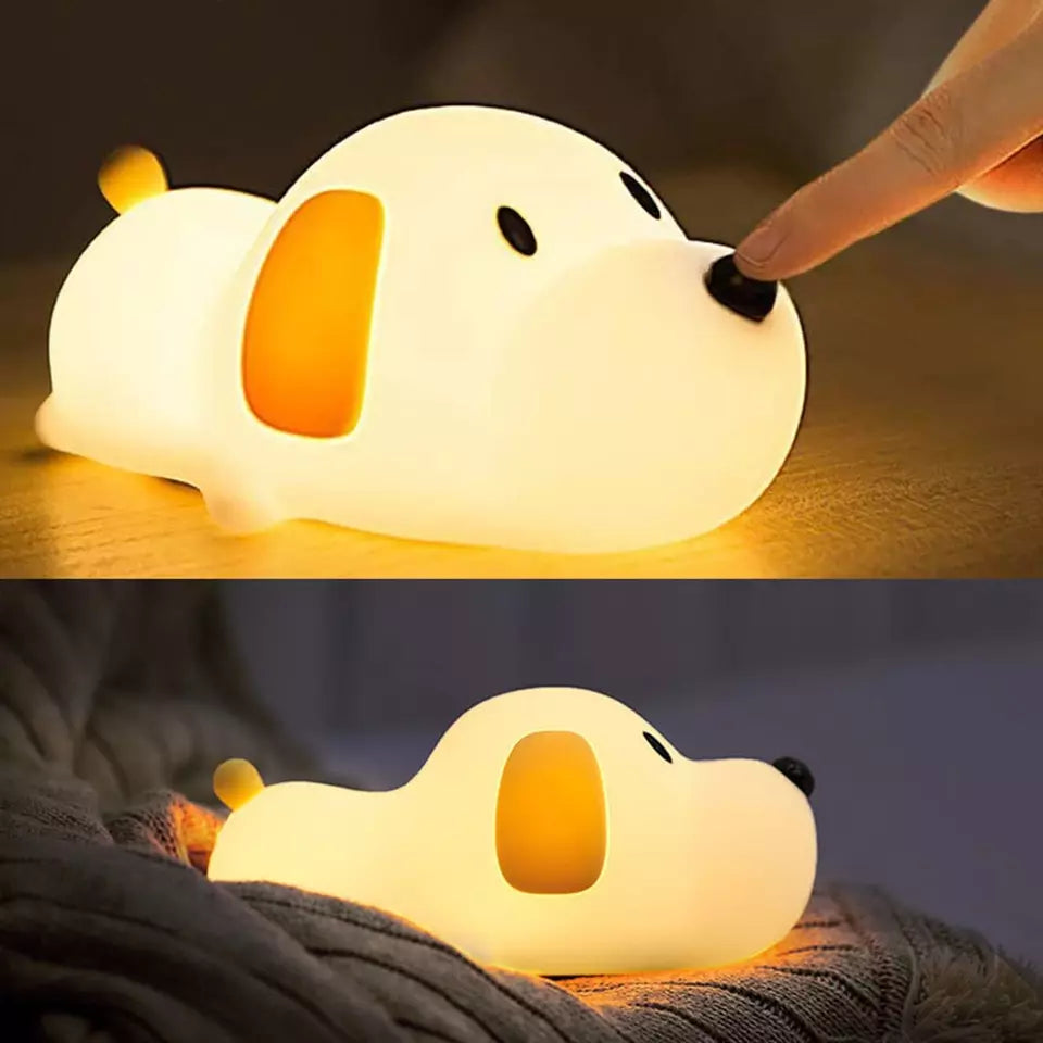 Cute Puppy Soft Silicone USB Rechargeable