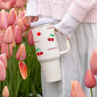 Personalized CherrySip™ Tumbler with Straw & Lid