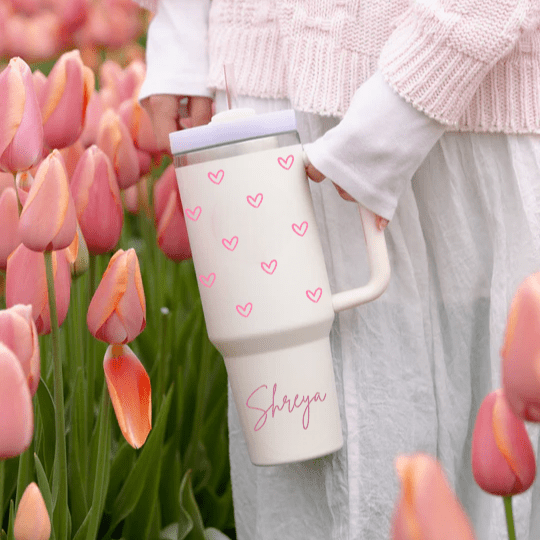 Personalized LushLove™ Tumbler with Straw & Lid - Memories Insite