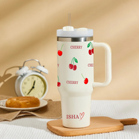 Personalized CherrySip™ Tumbler with Straw & Lid