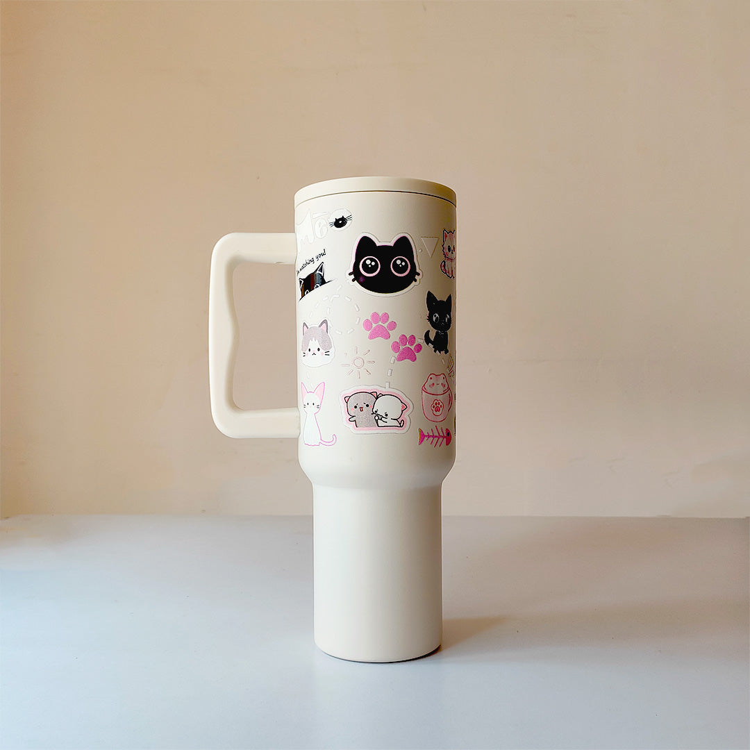 “Kitty Paw Tumbler – Leak-Proof & Stylish”