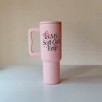 “Soft Girl Era Tumbler – Leak-Proof & Stylish”