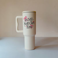 “Soft Girl Era Tumbler – Leak-Proof & Stylish”