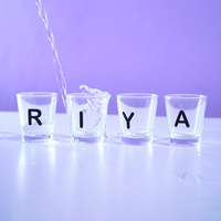 Personalized Alphabet Shot Glass Set – Custom Name Glasses for Gifting & Parties
