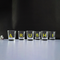 Personalized Alphabet Shot Glass Set – Custom Name Glasses for Gifting & Parties