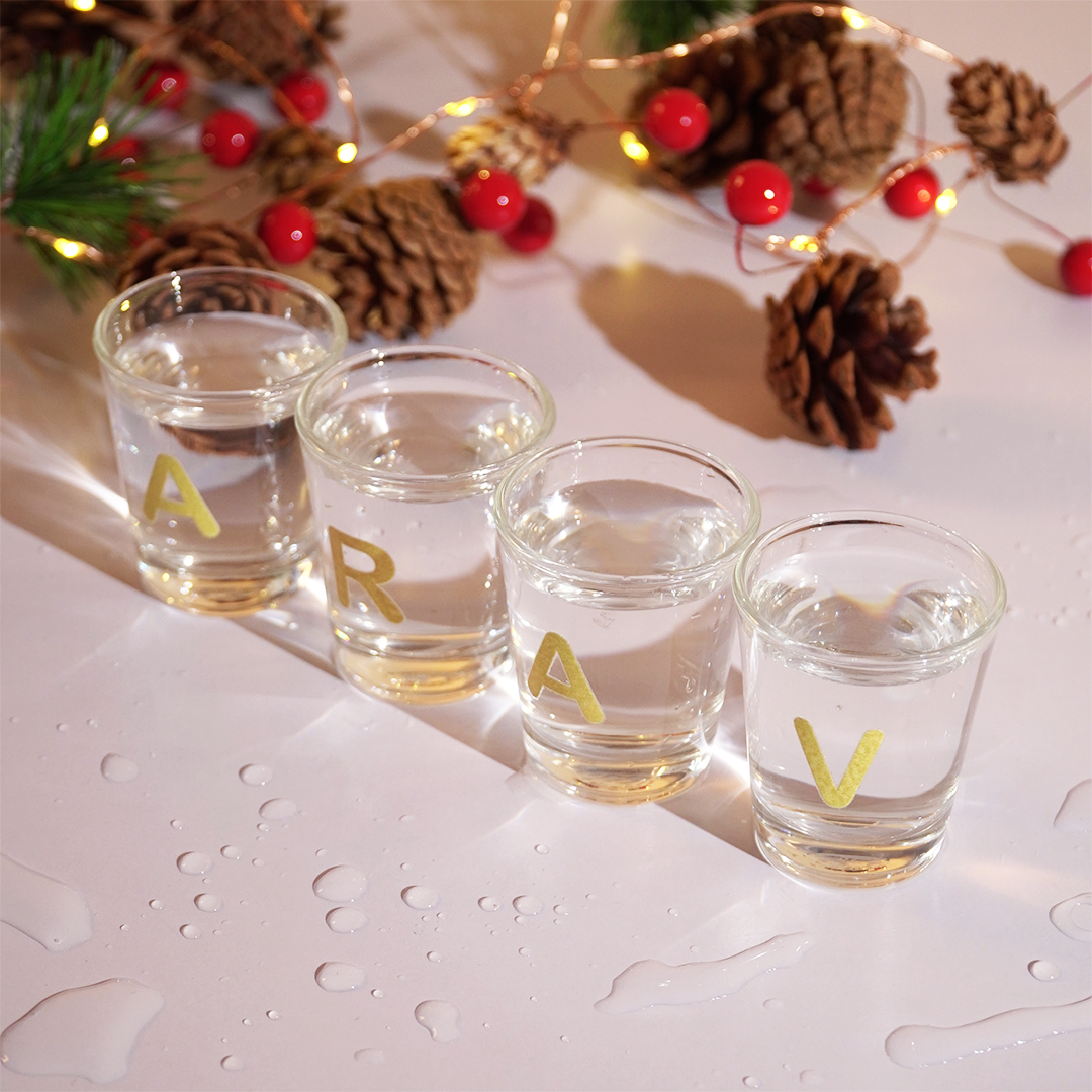 Personalized Alphabet Shot Glass Set – Custom Name Glasses for Gifting & Parties