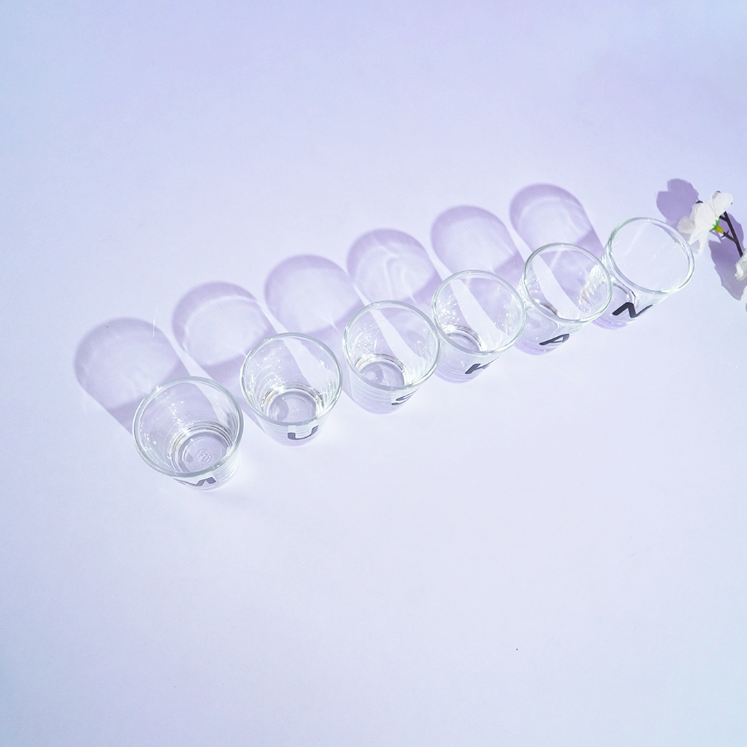 Personalized Alphabet Shot Glass Set – Custom Name Glasses for Gifting & Parties